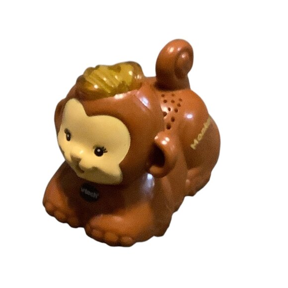 Vtech Go! Go! Smart Wheels Monkey Toy Light-Up Button & Sound Effects - Picture 2 of 8